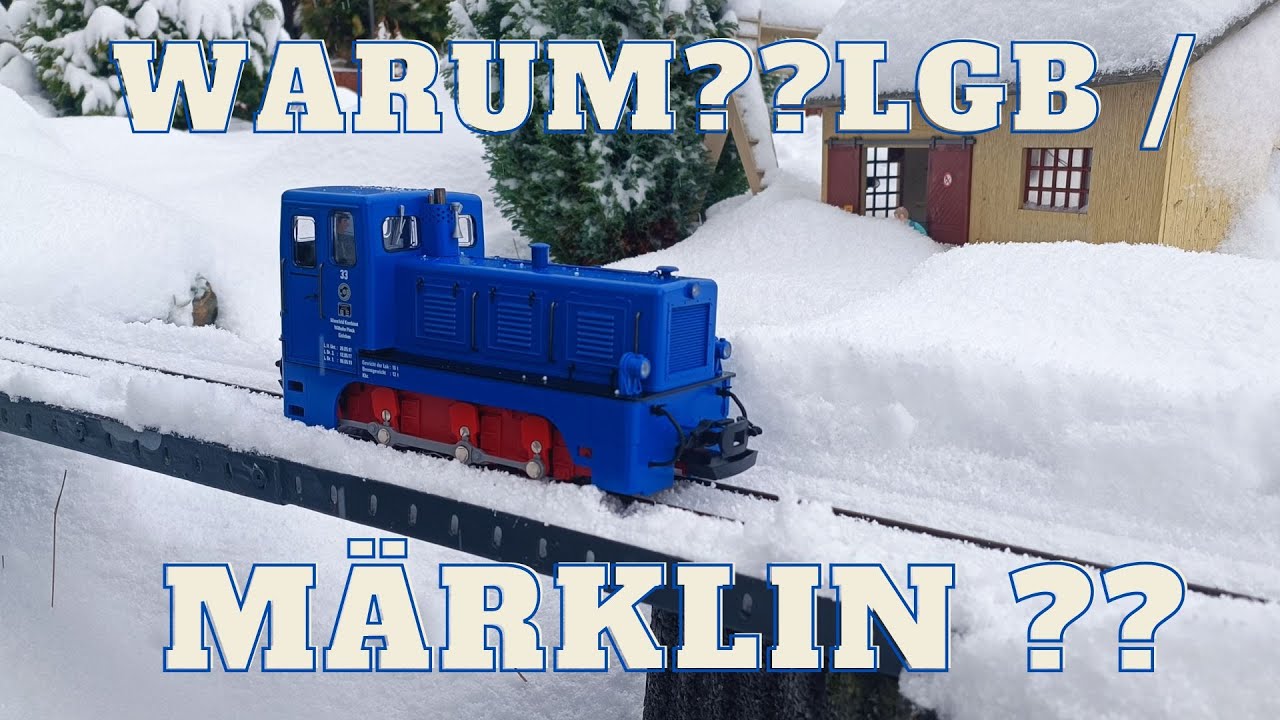😥😥?? 😥Neue Lgb 20323 V 10 C☃️nach 2 Minuten defekt.😥😥 Lgb /Märklin Ärger auf der Gartenbahn.