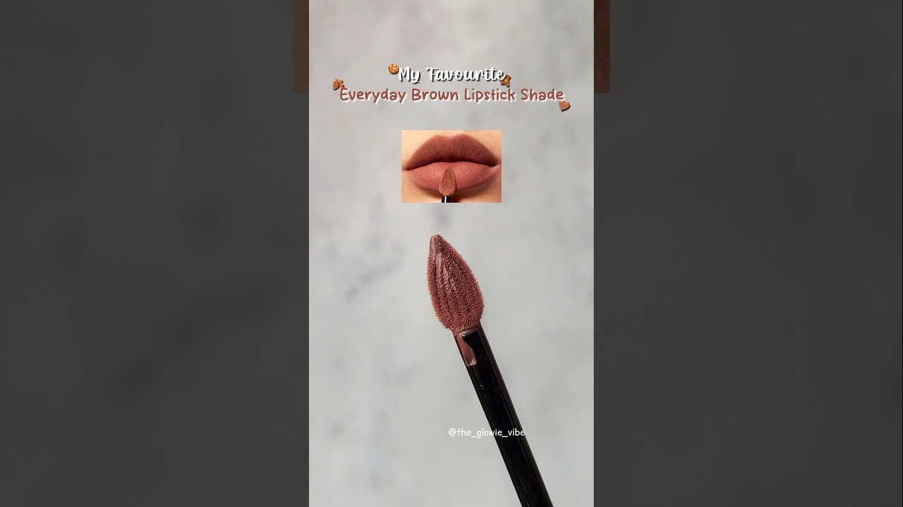 Best Nude Brown Lipstick for All Indian Skintones 🧸 Loreal Rouge Signature Matte Lipstick 🤎 #shorts