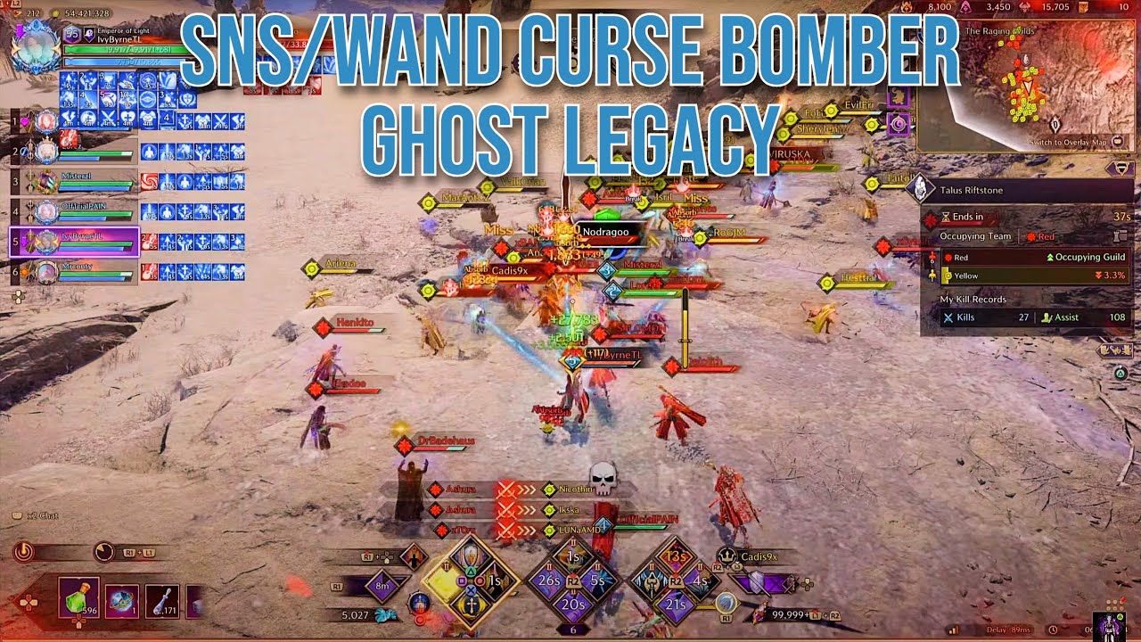 Throne & Liberty Templar - Ghost Legacy vs. Bacon Lovers - SnS & Wand AoE Curse Bomber