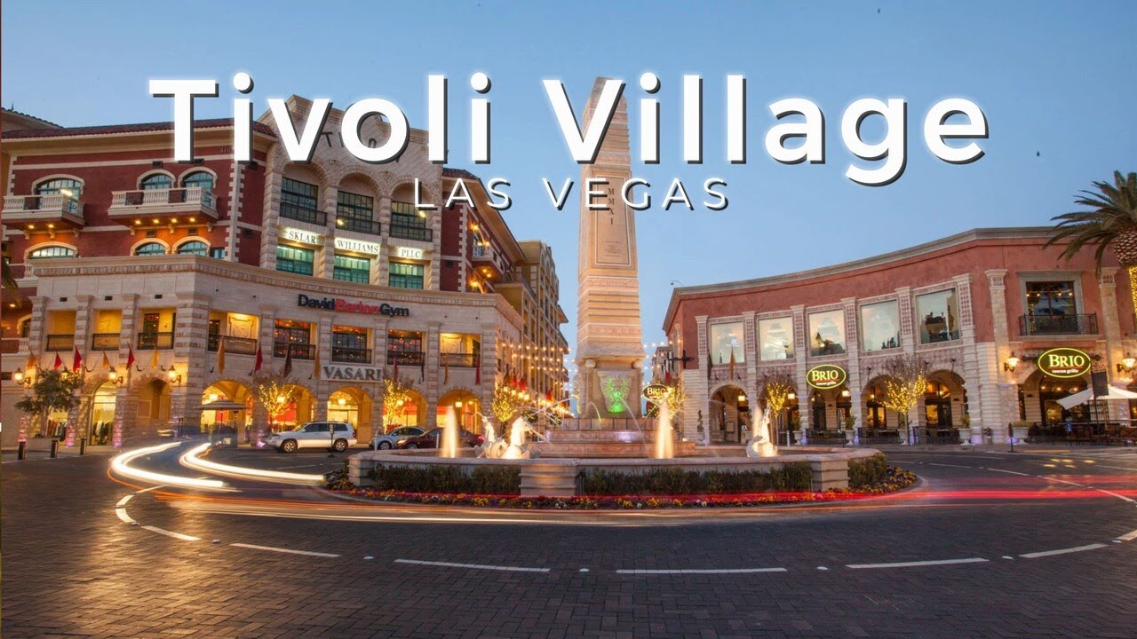 Tivoli Village Las Vegas Walking Tour 2024