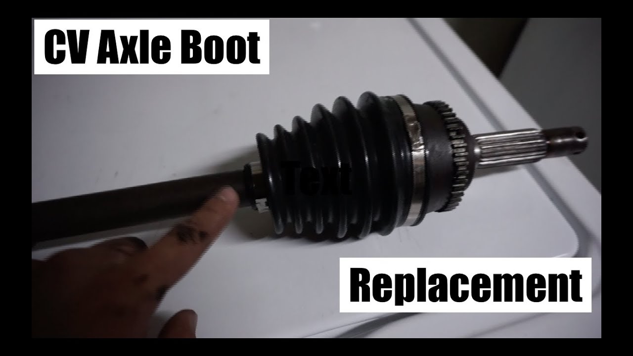 How To Replace a CV Axle Boot.. The Lazy Way