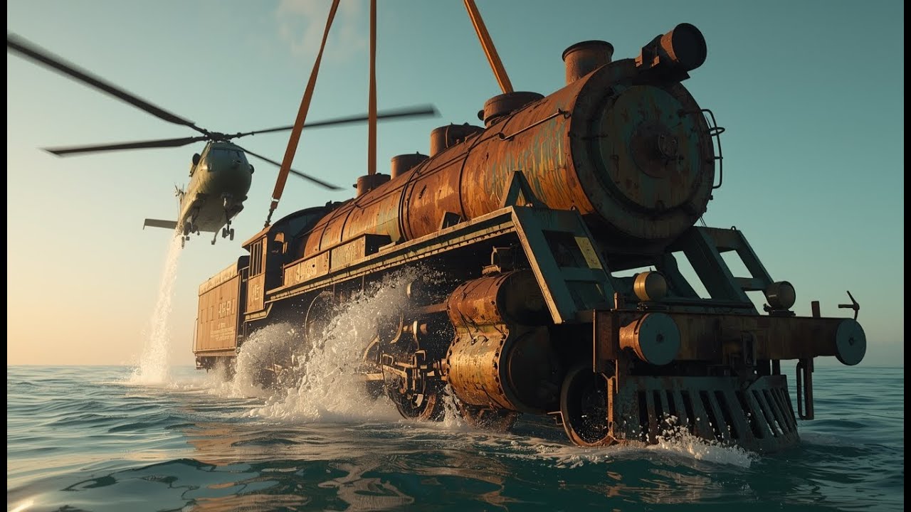 Salvaging and Restoring the Legendary 1940s Baldwin Locomotive from 80 Years Underwater
