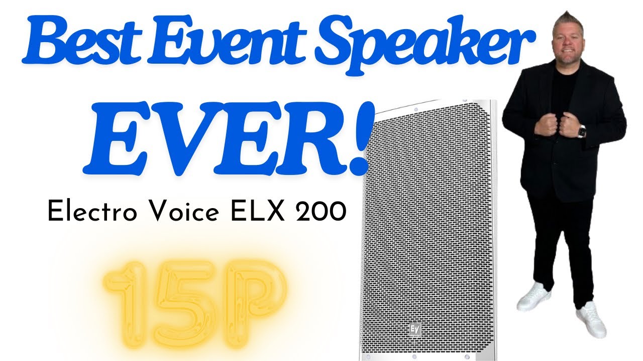 Electro-Voice ELX200 15P Speaker Review and Teardown!! Best Event DJ Speaker Ever!