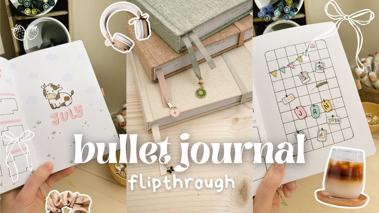 I'M BACK!!! Bullet Journal Flipthrough #78 | Plan With Me, Custom Bullet Journal Flip Through 2025