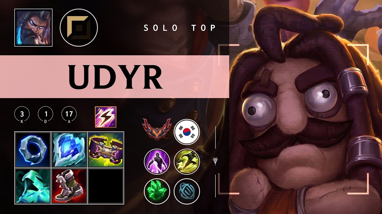 Udyr Top vs Gnar - KR Grandmaster Patch 26.05