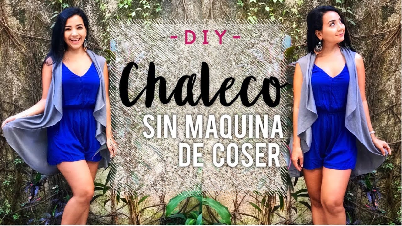 Como Hacer un Chaleco Sin Tener Que Coser!