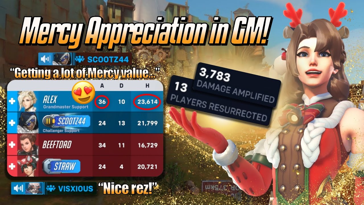 Mercy Appreciation in GM! 😍 - Mercy Gameplay & Commentary - Overwatch 2 (Season 20)