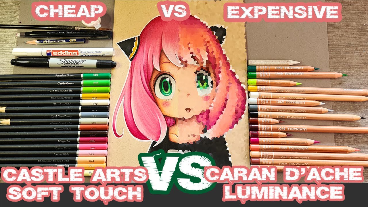 LUMINANCE VS CASTLE ARTS / cheap VS expensive (Buntstifte für Anfänger?)