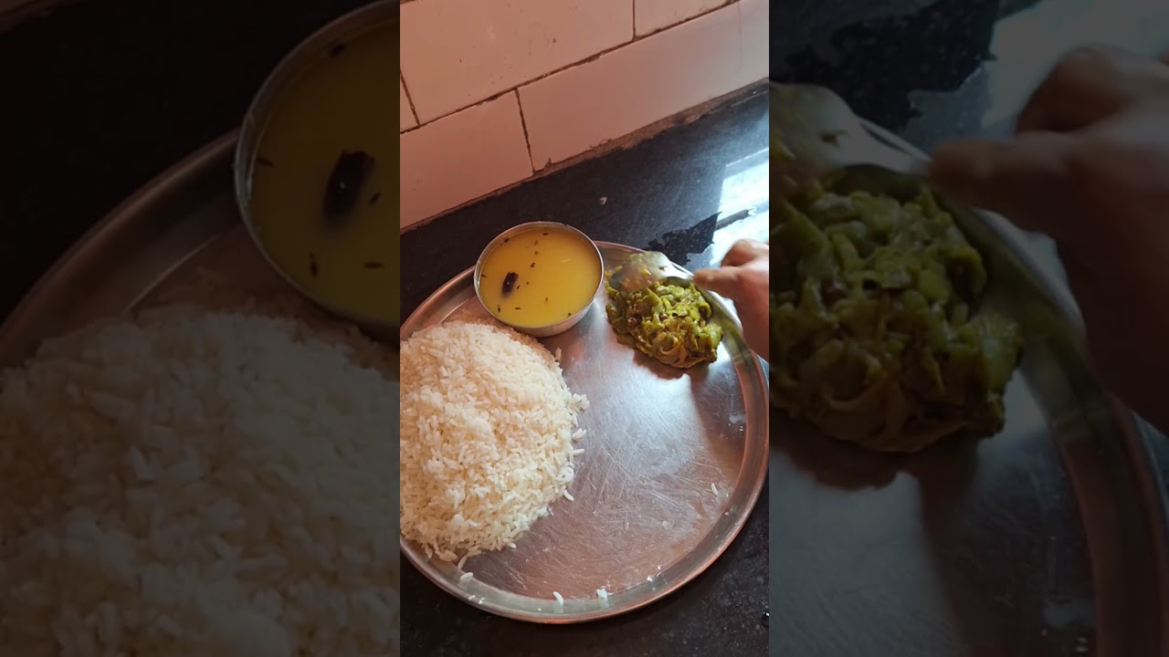 Everyday day lunch thali idea, Bihari Thali #shorts #leenaverma #viral #tranding