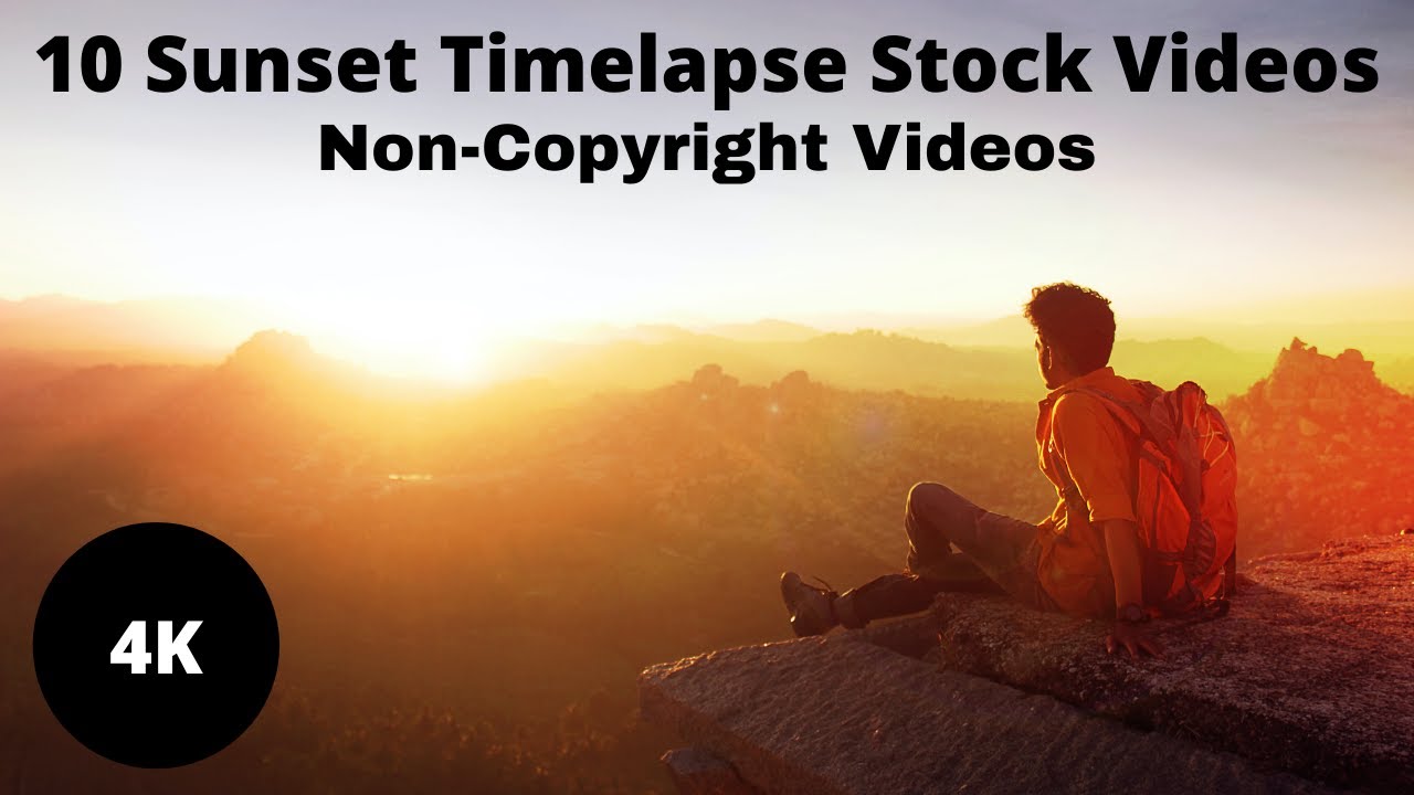 Top 10 Sunset TimeLapse Stock Videos | Royalty-Free Videos | Non-Copyright Videos | HD Videos | 4K
