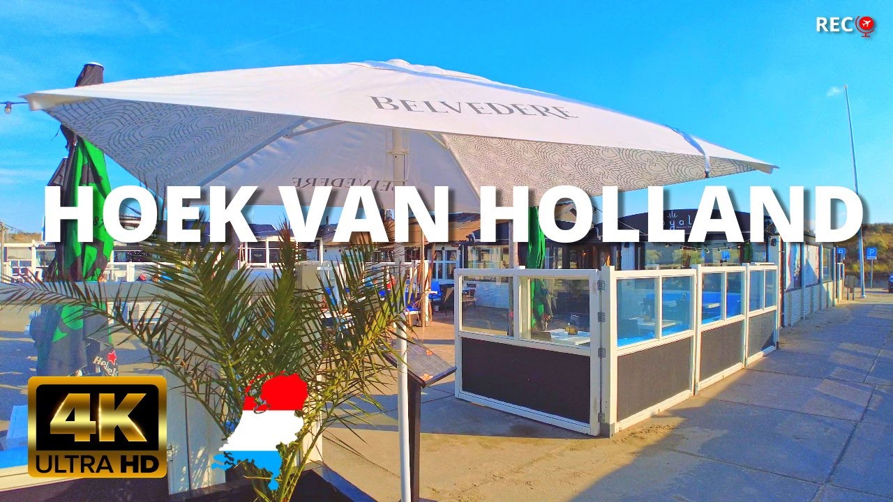 [4K] Hoek van Holland Beach Walk