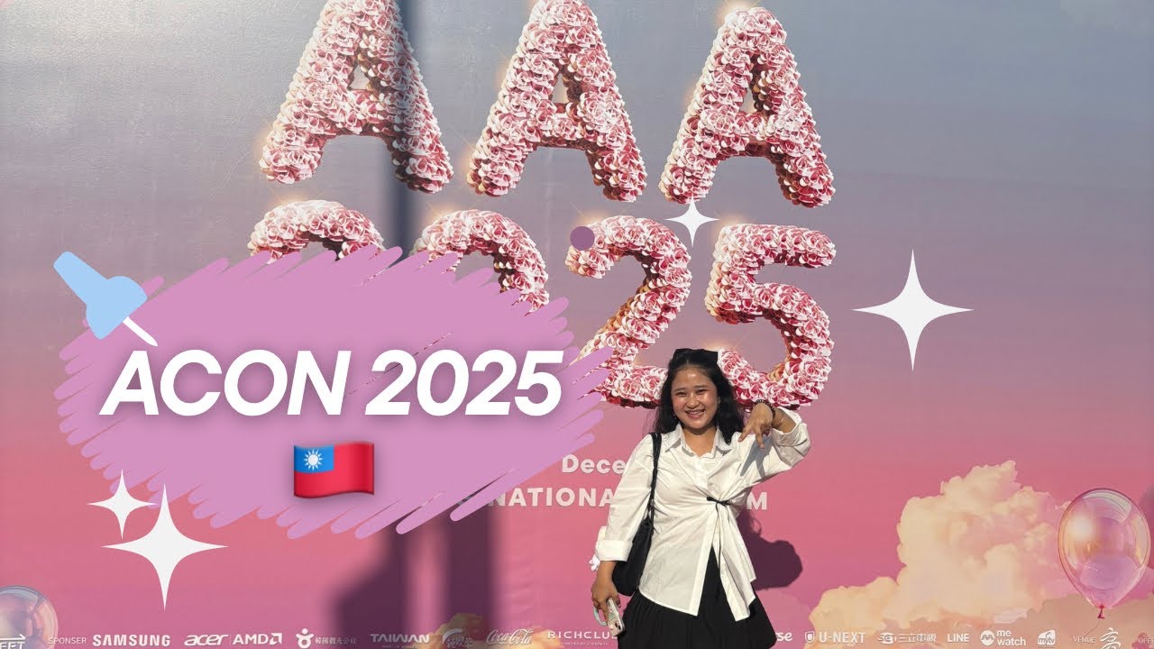 ACON 2025 Taiwan Vlog | First K-Pop Concert in 🇹🇼 & A Birthday Dream Come True 👾🌷✨