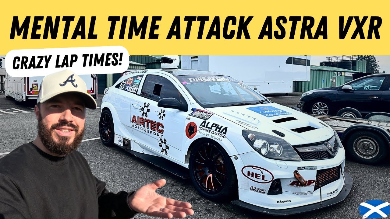 INSANE 600BHP Astra VXR Time Attack Thrash at Knockhill! High-Octane Track Action!