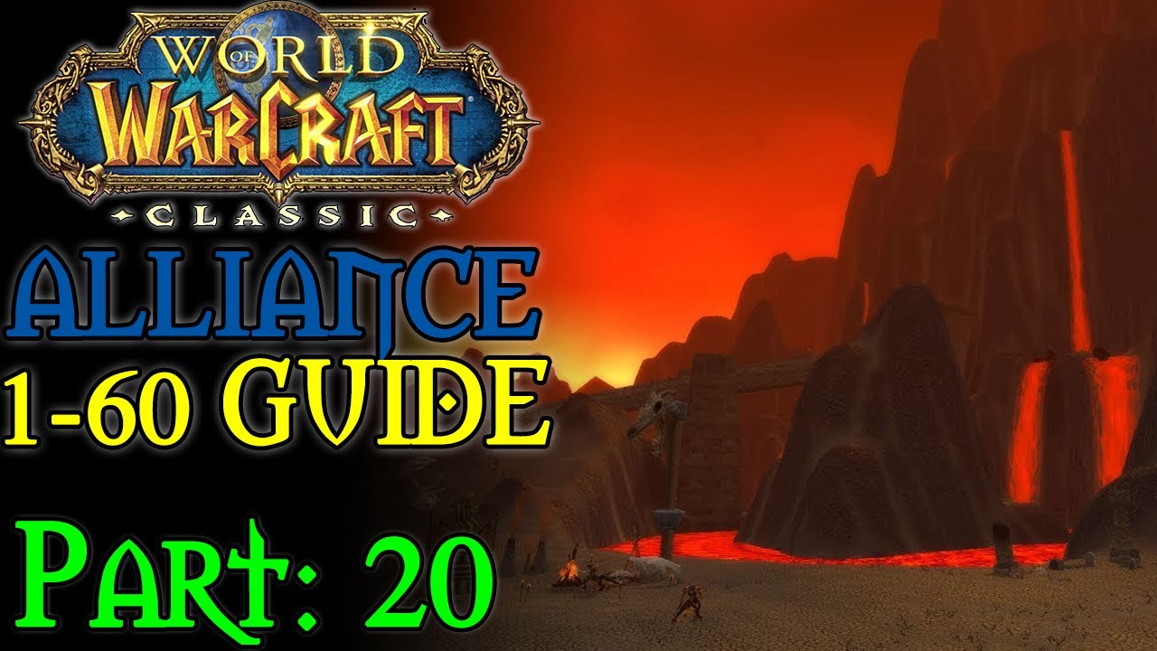 [Classic WoW] Pt. 20: Burning Steppes + Western Plaguelands 56-57 (Alliance 1-60 Guide)