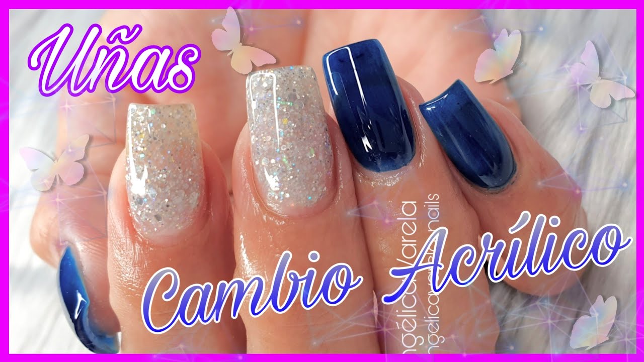 ➡️CAMBIO TOTAL❗como RETIRAR ACRÍLICO DE COLOR 😍y NUEVA APLICACIÓN ❗💅