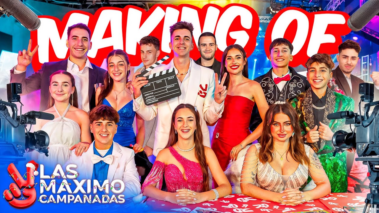 MAKING OF MAXIMO CAMPANADAS 2026!🔔🎄*Lo que no se ve!*