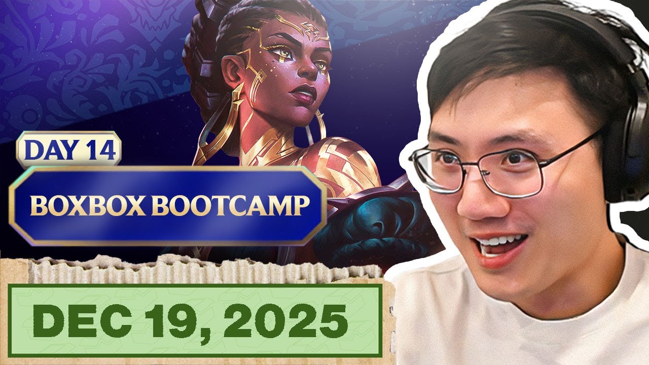 Day 14: BOXBOX BOOTCAMP! | Climbing then FINALS Watch Party | TFT Set 16 | Patch 16.1C