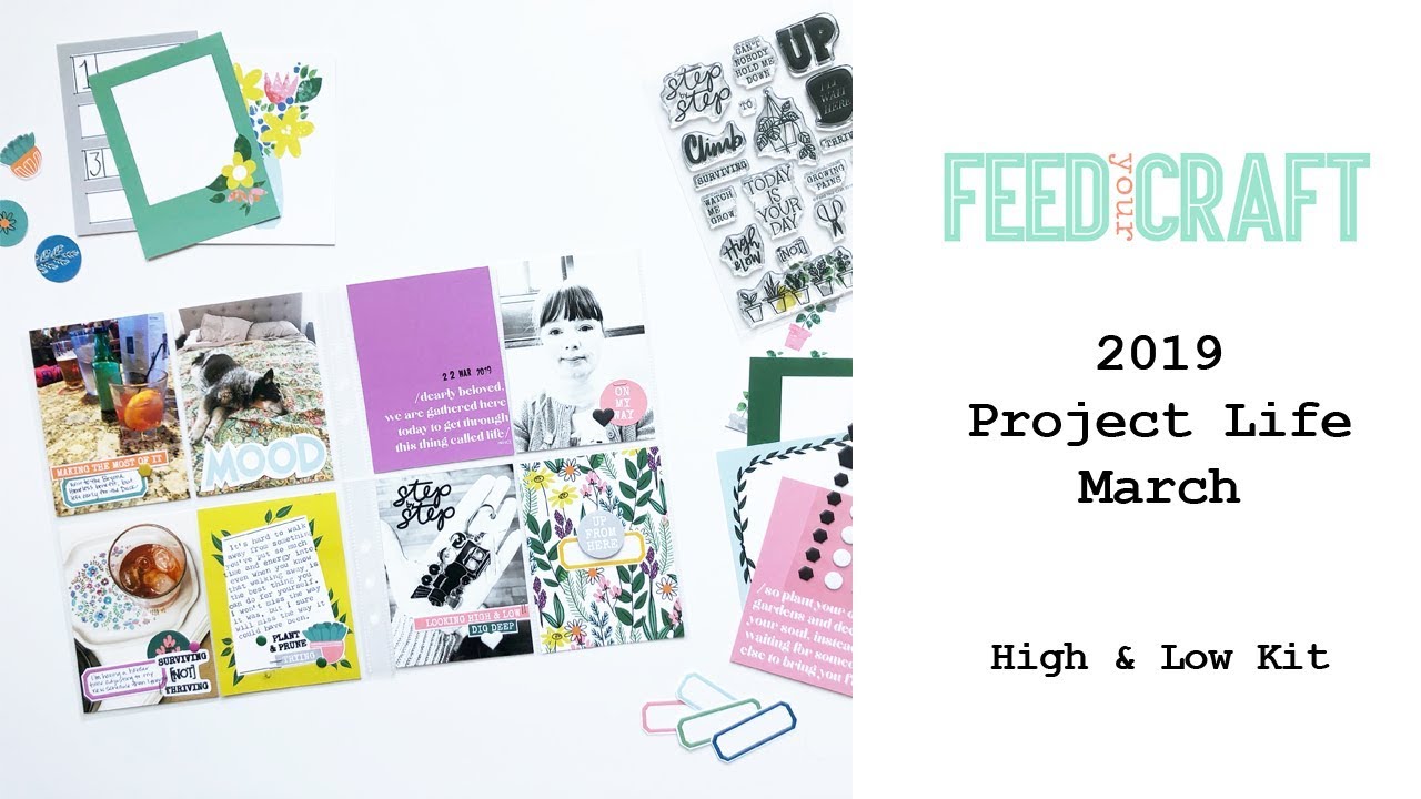 2019 Project Life: March | High & Low Kit | Feed Your Craft