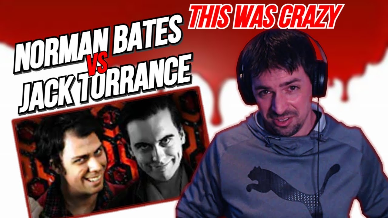 Norman Bates vs. Jack Torrance - Rap Battle! // REACTION!!!