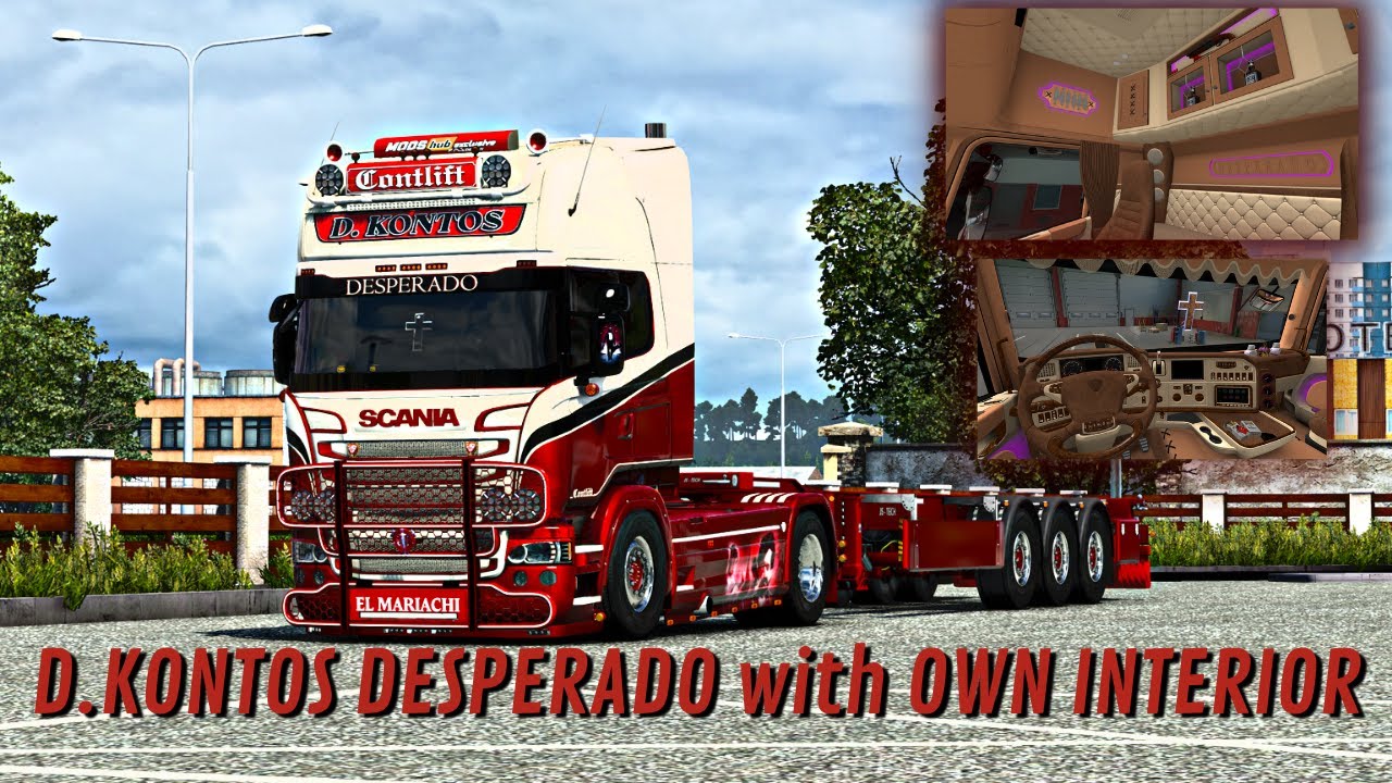 D. KONTOS DESPERADO with OWN INTERIOR [ETS2]
