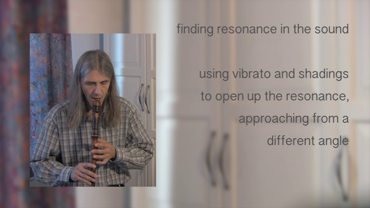 Thoughts on the Recorder, Video 20: Advanced Sound Production, Stage II