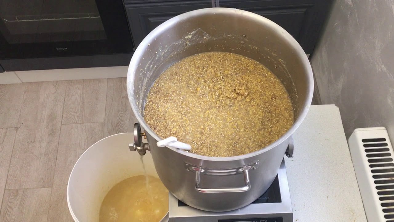 Осахаривание кукурузы солодом часть первая