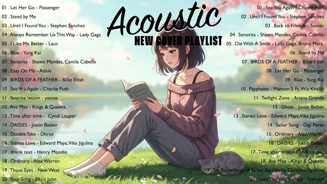 English Acoustic Songs for Gentle Focus 🍃 Chill Songs with Lyrics 2026 for Study Time