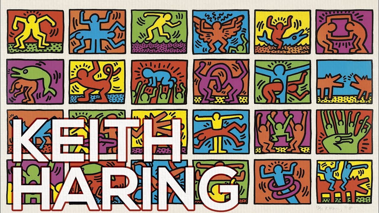 Keith Haring: A collection of ~80 works (HD)
