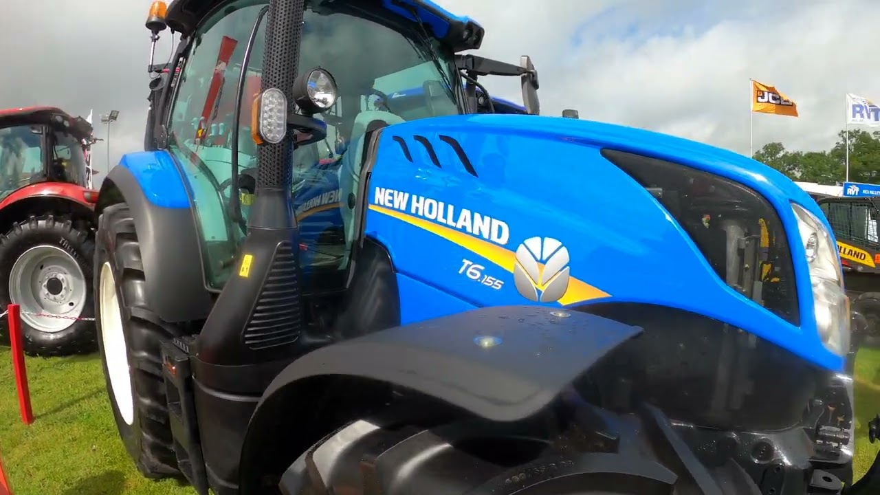 2025 New Holland T6.155 4.5 Litre 4-Cyl Diesel Tractor (125/135/140/155 HP) RVT at Staffs Show 2025