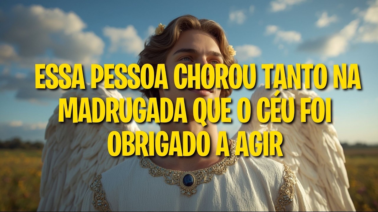 ESSA PESSOA CHOROU TANTO NA MADRUGADA QUE O CÉU FOI OBRIGADO A AGIR