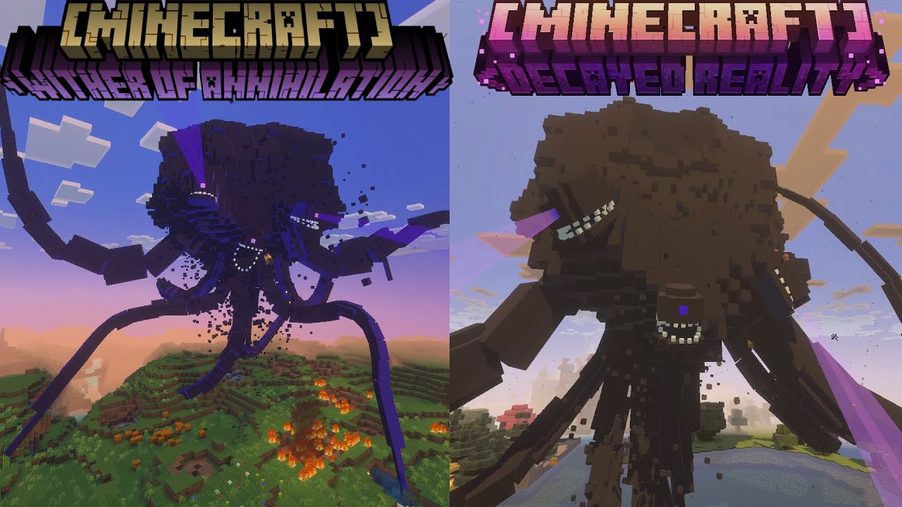 • ┤Wither Of Annihilation V1├ • VS Decayed Reality (Comparison)