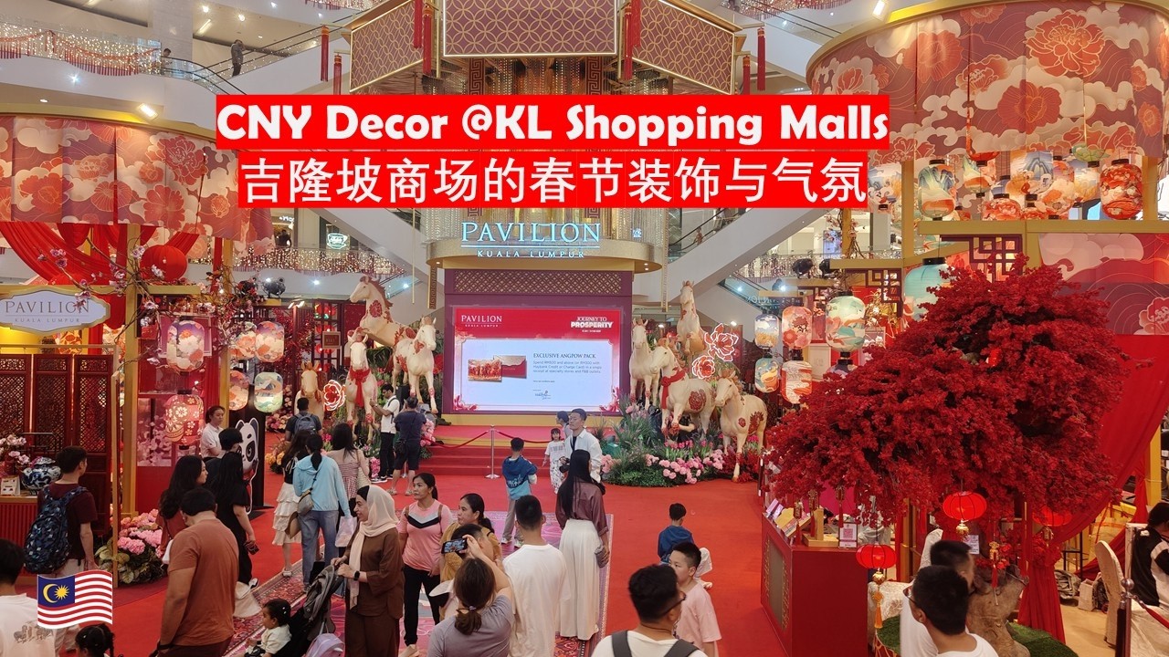 🇲🇾 Feel the festive vibes from the CNY decor of malls in KL here #PavilionKL #Midvalley #TheExchange