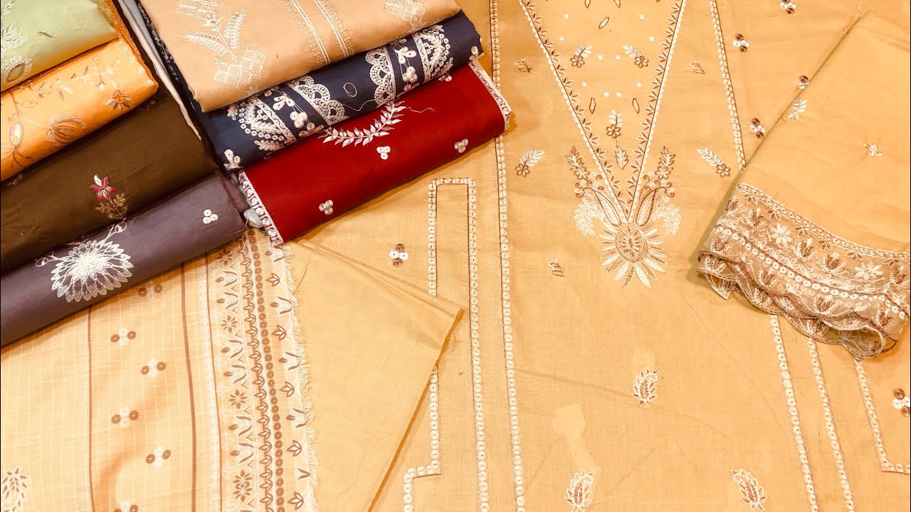 Eid Designer Dresses Series | Ajwa Designer Air Jet Lawn 3pc | Wholsale Deal #zayanfabricstore 