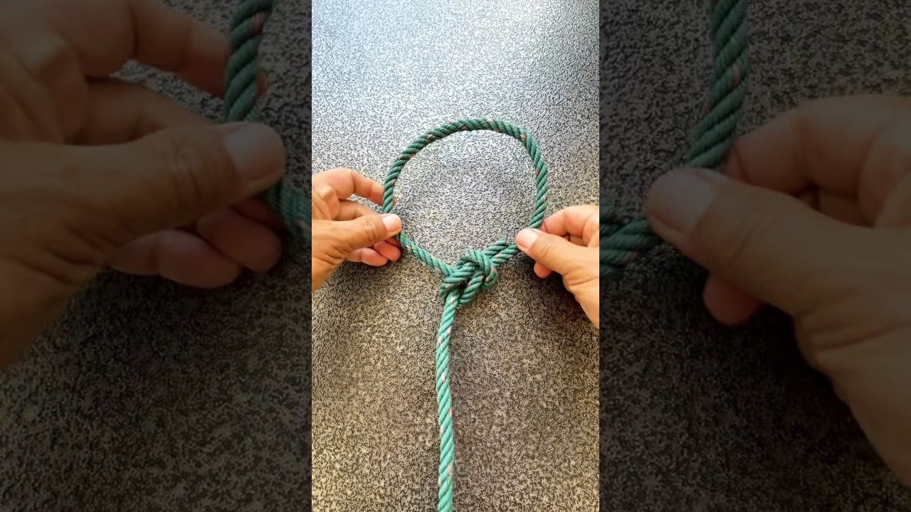 วิธีผูกบ่วงเชือกไว้ใช้ #tiearope #ดึงเชือก #diy #ต่อเชือก #rope #วิธีผูกเชือก