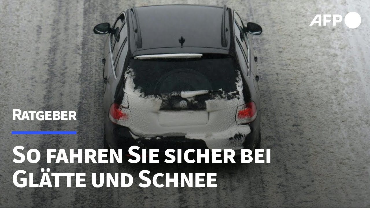 Ratgeber: Was tun bei Glatteis und Blitzeis? | AFP