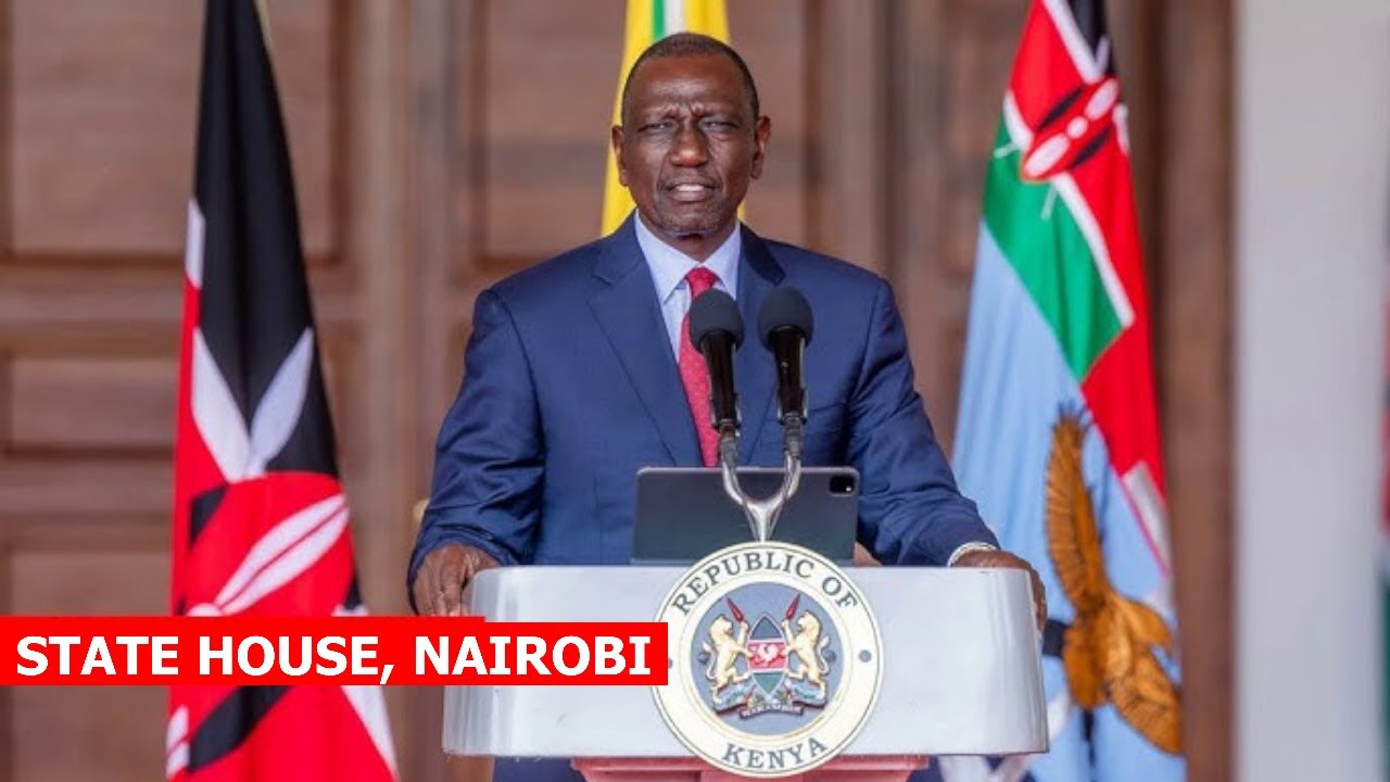 LIVE: President Ruto addressing The Nation Now in State House after Gachagua was abducted in Othaya!