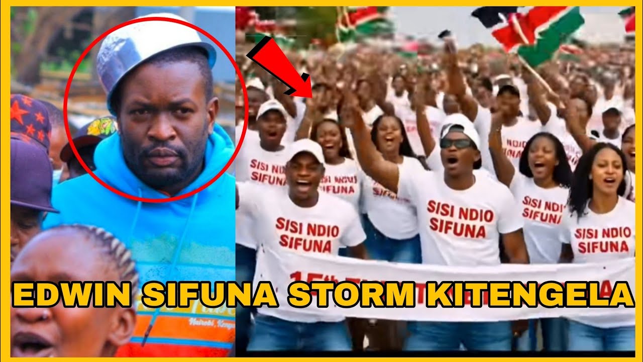 Ruto Shocked!Gen-z Storm kitengela to support Edwin Sifuna after removed 