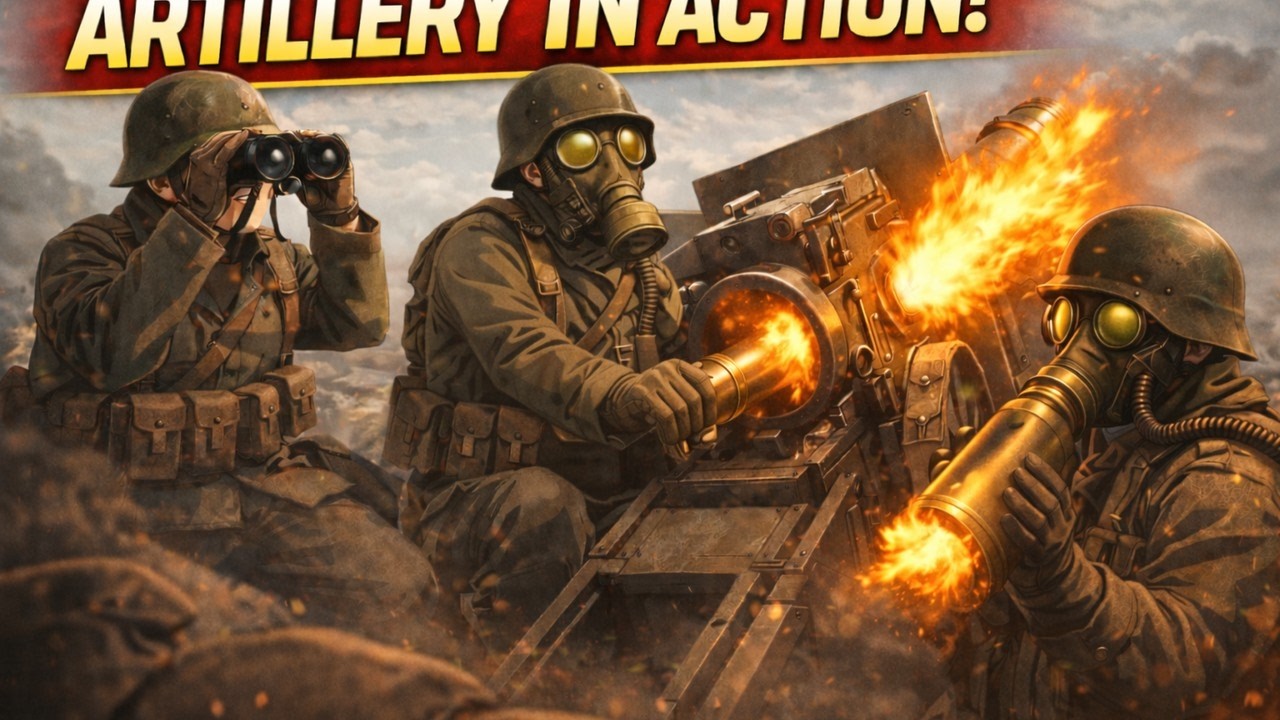 Artillerie Action in Foxhole Pure Chaos !!!!