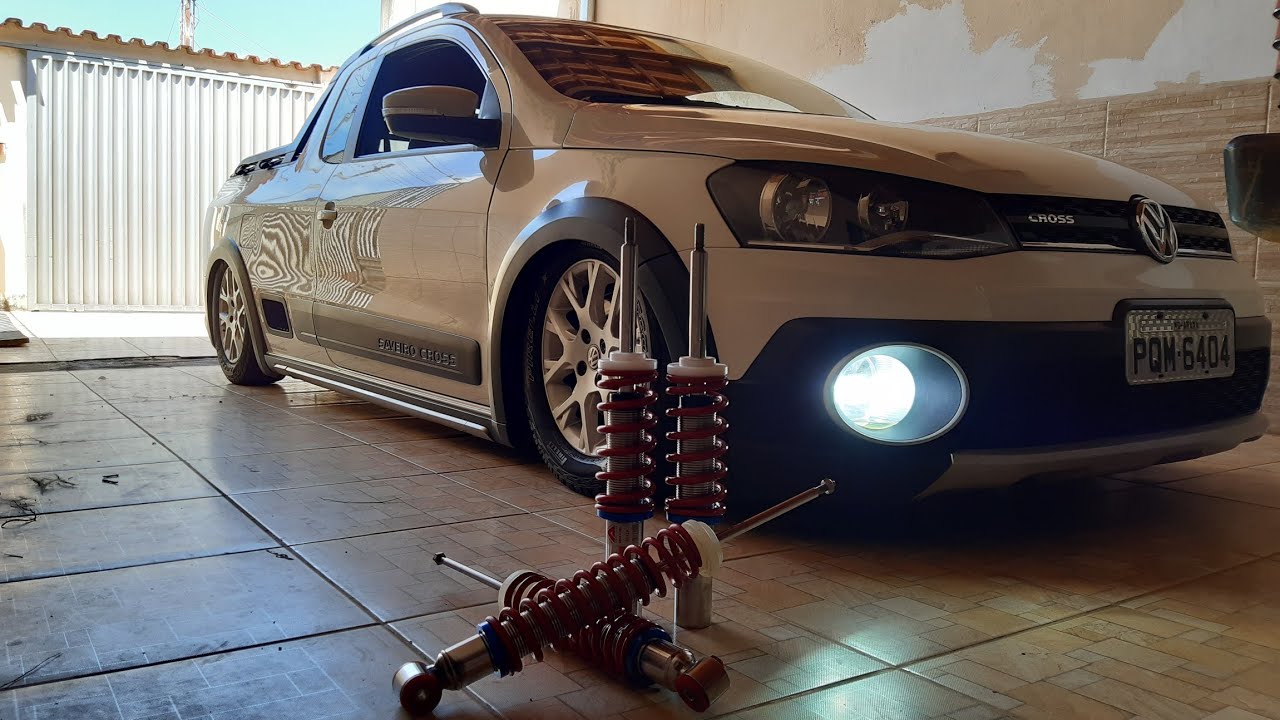 Saveiro cross baixa nas originais|Suspensão rosca slim