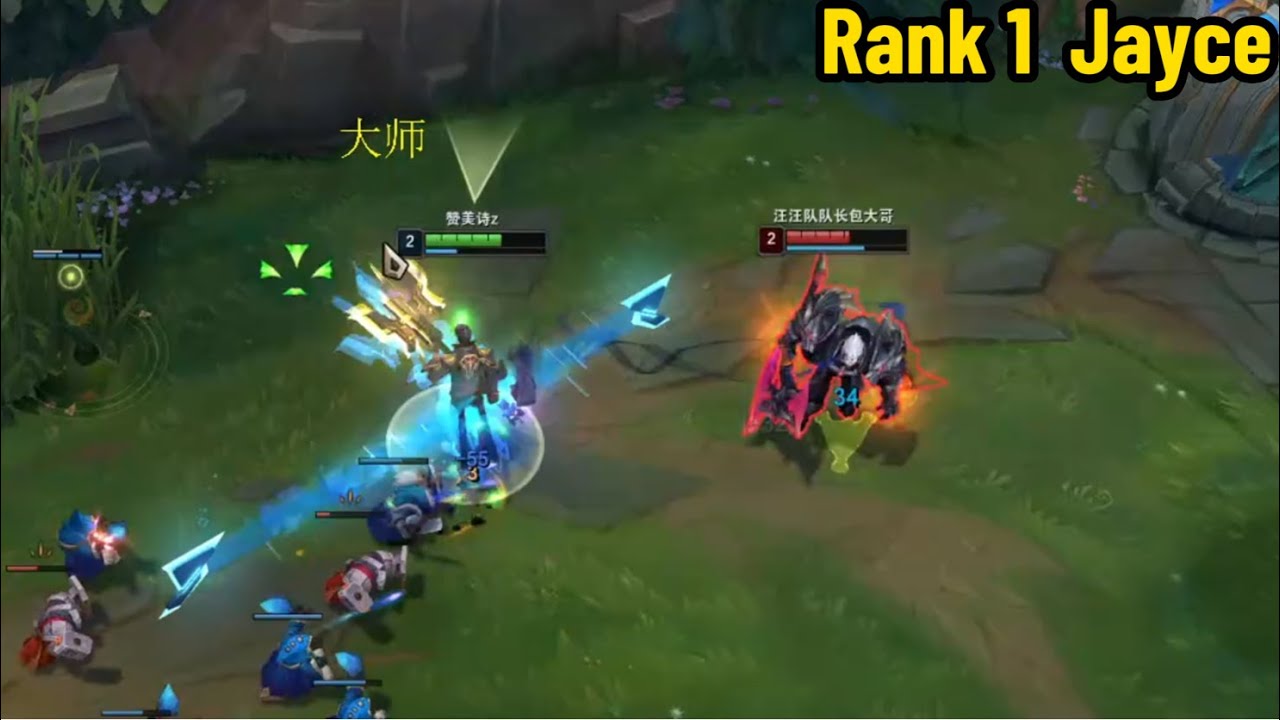 Rank 1 Jayce: DESTROYING Master Darius at LVL 2!