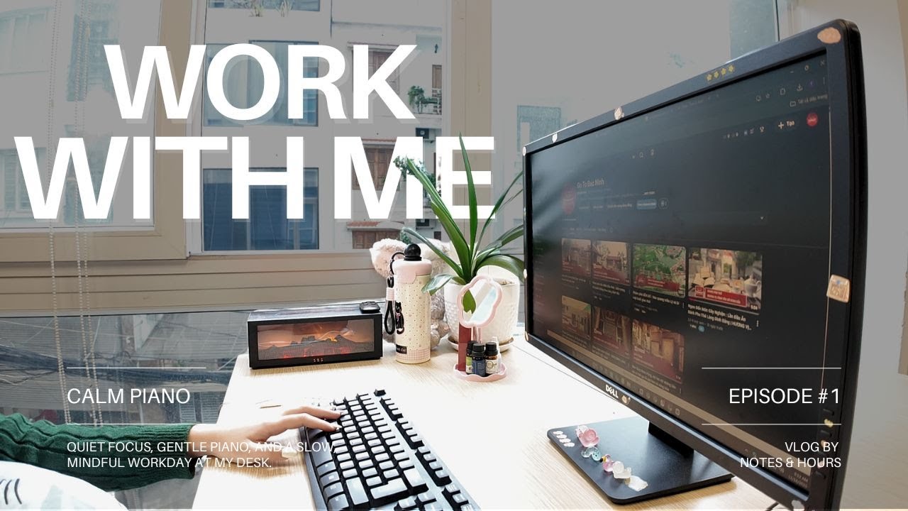 Work With Me | Soft Piano Music for Studying, Working, and Focus