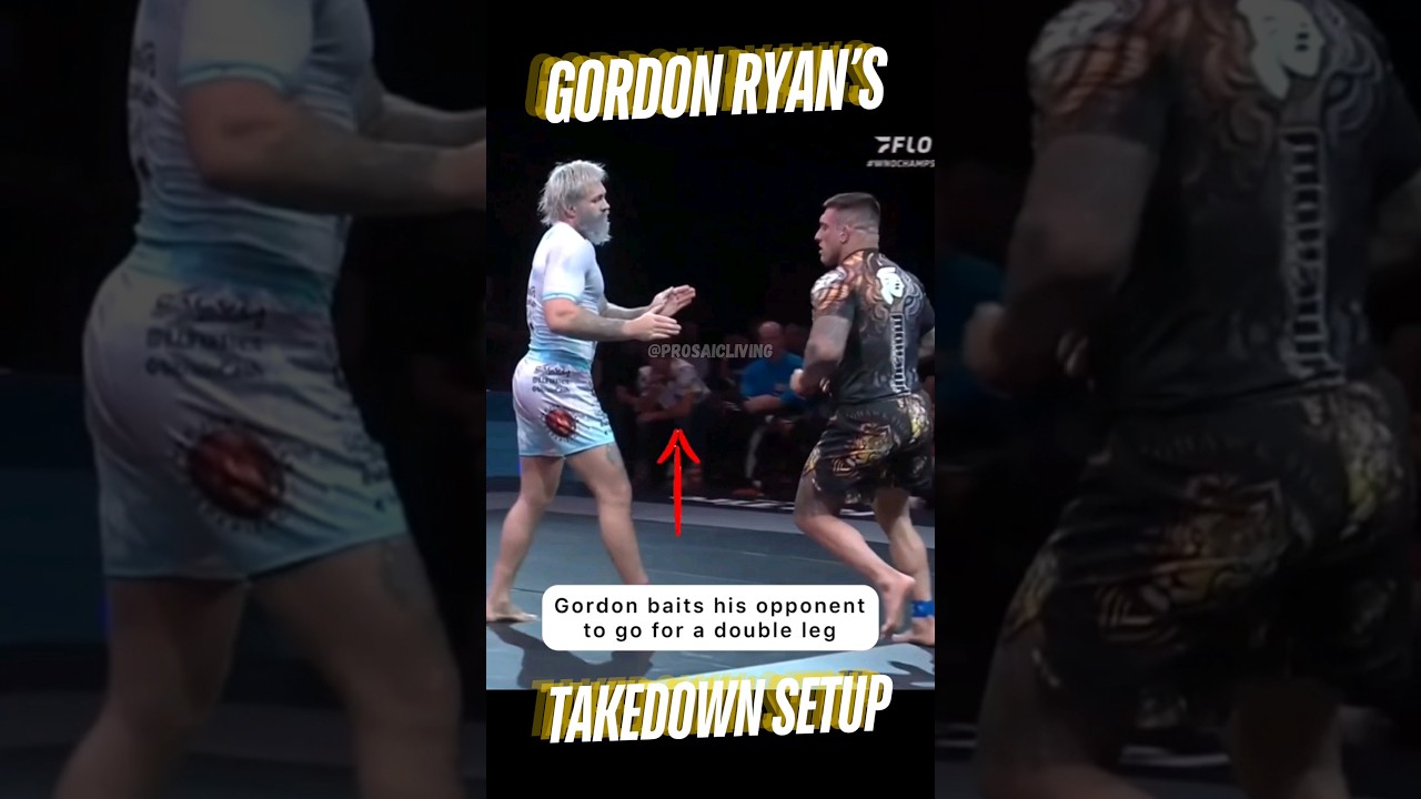 How Gordon Ryan sets up a takedown