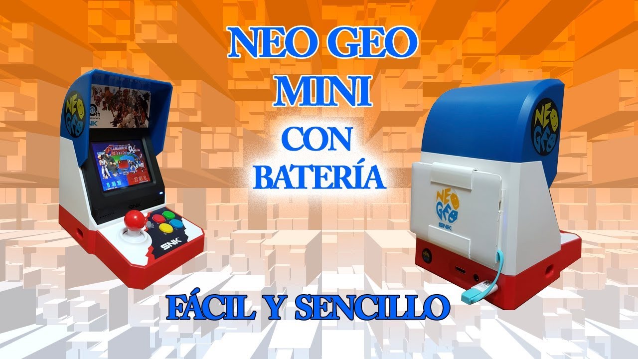 NEOGEO MINI BATERIA-PORTABLE- [OLV&Iacute;DATE DE CABLES] PORT&Aacute;TIL *SNK*