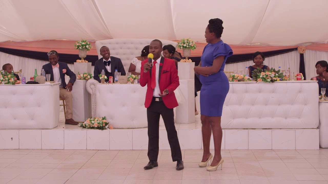 Taku and Sara wedding - MC Simba meets his match