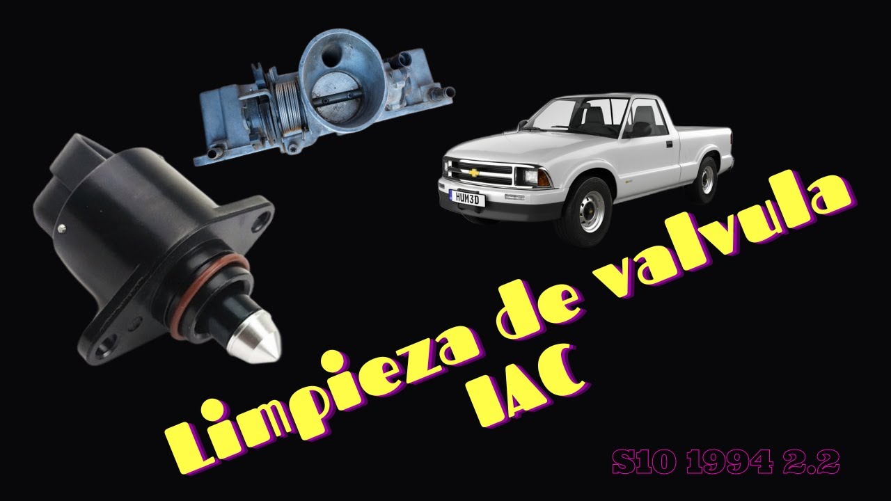 Como limpiar (mantenimiento) de Valvula IAC s10 94 2.2 /How to clean (maintenance) the IAC valve s10