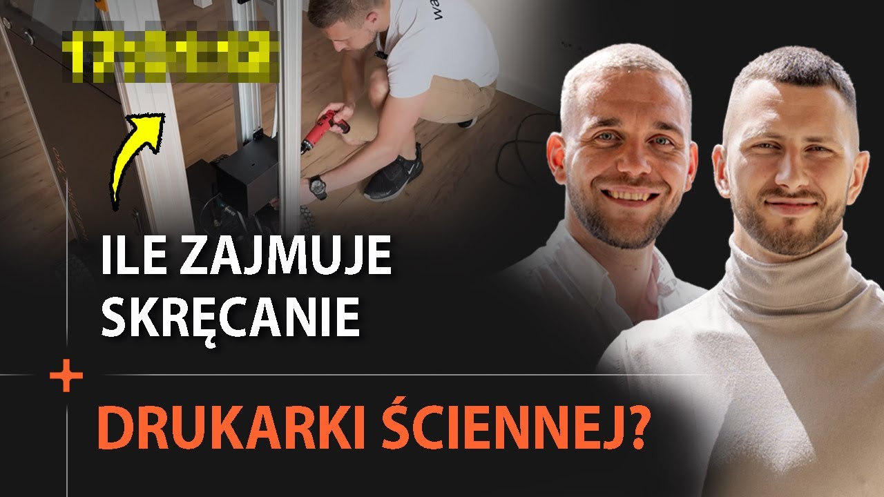 Jak [szybko!] złożyć DRUKARKĘ ŚCIENNĄ? | wall printers⁺