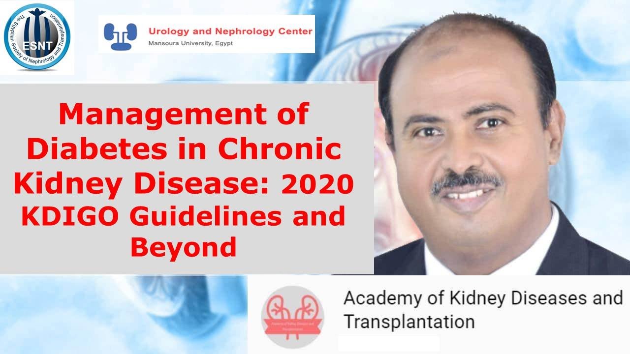 Management of Diabetes in CKD: 2020 KDIGO Guidelines and Beyond. Prof. Hussein Sheashaa, 14 Oct 2020