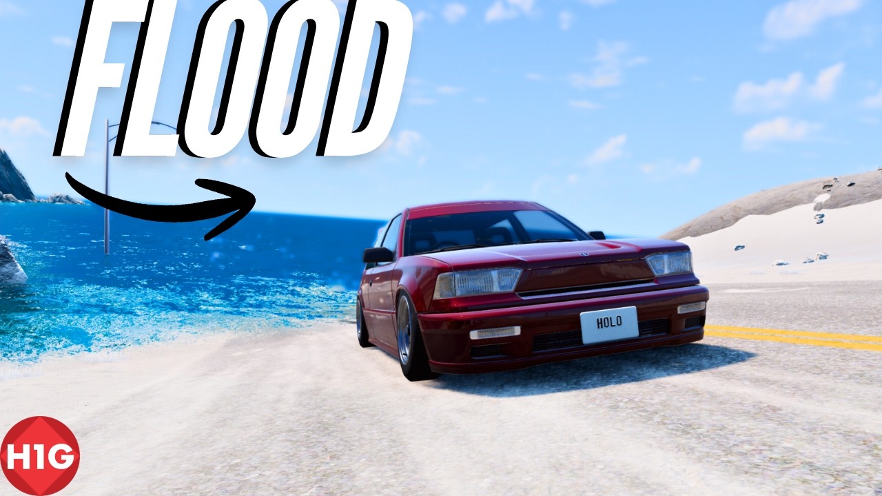 RANDOM CARS vs Flood - snow edition