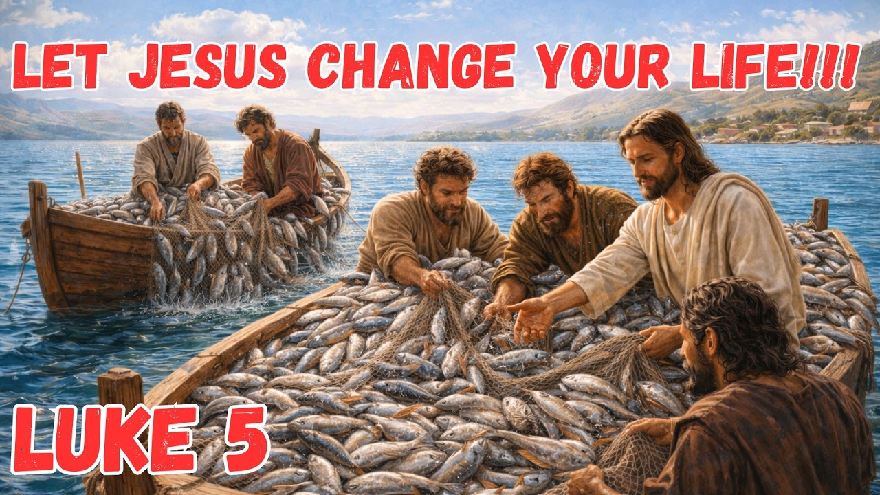 5 men follow Jesus and their lives are radically changed in Luke 5