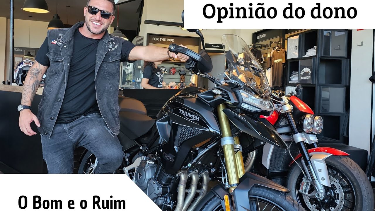 TIGER 1200 Black Edition - Opinião do dono + acessórios